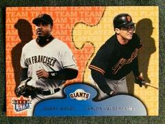 Barry Bonds, Carlos Valderrama Baseball Cards 2002 Ultra Prices