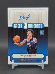 Paolo Banchero #GS-PBH Basketball Cards 2022 Panini Hoops Great SIGnificance Autographs Prices