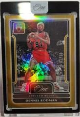 Dennis Rodman [Gold] #165 Basketball Cards 2022 Panini One and One Prices