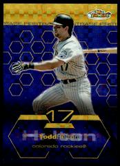 Todd Helton #3 Baseball Cards 2003 Finest Prices