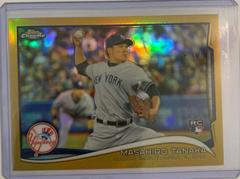 Masahiro Tanaka [Gold Refractor] #MB-43 Baseball Cards 2014 Topps Chrome Update Prices