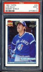 Luis Sojo #26 Baseball Cards 1991 Topps Desert Shield Prices