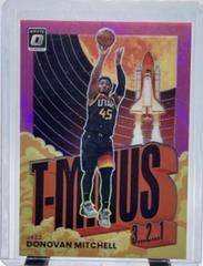Donovan Mitchell [Pink] #5 Basketball Cards 2021 Panini Donruss Optic T Minus 3 2 1 Prices