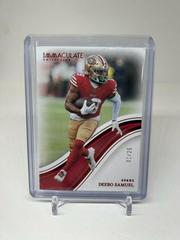 Deebo Samuel [Red] #45 Football Cards 2023 Panini Immaculate Prices