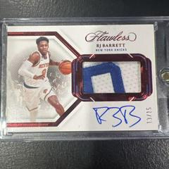RJ Barrett [Ruby] #13 Basketball Cards 2022 Panini Flawless Patch Autograph Prices