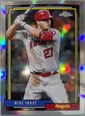 Mike Trout #TC92-3 Baseball Cards 2021 Topps Update 1992 Redux Chrome Prices
