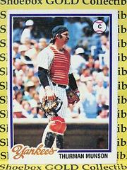 Thurman Munson Baseball Cards 1978 O Pee Chee Prices