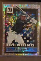 Oneil Cruz [Vector] #T-8 Baseball Cards 2022 Panini Donruss Trending Prices