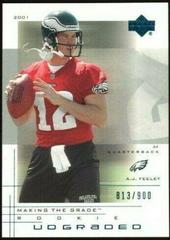 A.J. Feeley #81 Football Cards 2001 Upper Deck Graded Prices