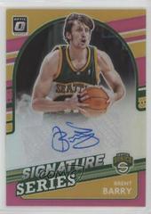 Brent Barry [Pink] #SS-BBR Basketball Cards 2021 Panini Donruss Optic Signature Series Prices