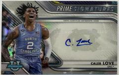 Caleb Love #PCS-CLO Basketball Cards 2022 Bowman Chrome University Prime Signatures Prices