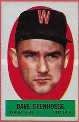 Dave Stenhouse [Blank Back] Baseball Cards 1963 Topps Peel Offs Prices