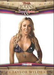 Taylor Wilde #43 Wrestling Cards 2010 TriStar TNA Icons Prices