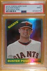 Buster Posey [Portrait Foil] #1 Baseball Cards 2015 Topps Heritage Prices