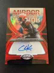Christian Kirksey [Red] #MS-CK Football Cards 2021 Panini Certified Mirror Signatures Prices