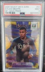 Kylian Mbappe [SP Gold Prizm] Soccer Cards 2020 Panini Select UEFA Euro Prices