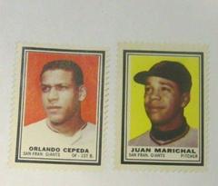 Orlando Cepeda Baseball Cards 1962 Topps Stamps Prices