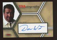 Don West Wrestling Cards 2008 TriStar TNA Impact Autographs Prices
