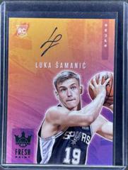 Luka Samanic [Jade] #FP-LSA Basketball Cards 2019 Panini Court Kings Fresh Paint Autographs Prices