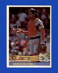 Carlton Fisk #302 Baseball Cards 1984 Donruss Prices