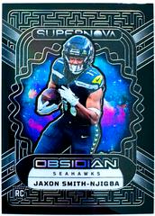 Jaxon Smith-Njigba #16 Football Cards 2023 Panini Obsidian Supernova Prices