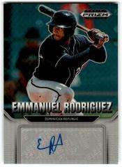Emmanuel Rodriguez #AU-ER Baseball Cards 2022 Panini Prizm Draft Picks Autographs Prices