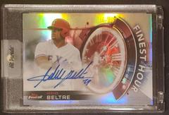 Adrian Beltre [Orange Refractor] Baseball Cards 2018 Topps Finest Hour Autographs Prices