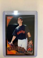 Buster Posey [Wal Mart Black Border] Baseball Cards 2010 Topps Prices