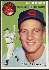 Al Rosen [Gray Back] #15 Baseball Cards 1954 Topps Prices