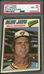 Bill Singer #44 Baseball Cards 1977 Topps Cloth Stickers Prices