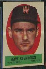 Dave Stenhouse [Instruction Back] Baseball Cards 1963 Topps Peel Offs Prices