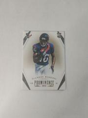 DeAndre Hopkins [Rookie Class Letter] Football Cards 2013 Panini Prominence Prices