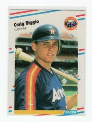 Craig Biggio #U-89 Baseball Cards 1988 Fleer Update Prices
