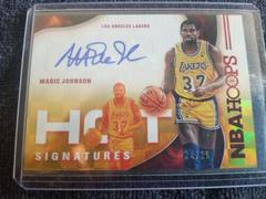 Magic Johnson [Red] #HS-MJN Basketball Cards 2021 Panini Hoops Hot Signatures Prices