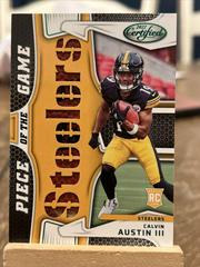 Calvin Austin III #PG-CA Football Cards 2022 Panini Certified Piece of the Game Prices