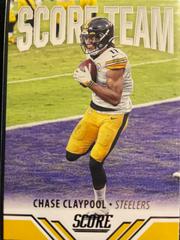 Chase Claypool Football Cards 2021 Panini Score Team Prices