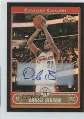 Daniel Gibson [Black Refractor Autograph] #202 Basketball Cards 2006 Topps Chrome Prices