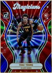 Trae Young [Blue Green] #6 Basketball Cards 2023 Panini Donruss Magicians Prices