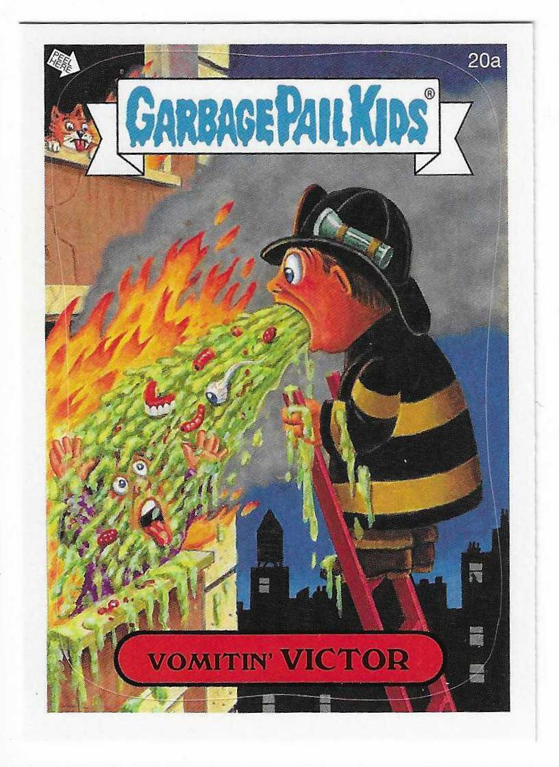 Vomitin' VICTOR #20a 2005 Garbage Pail Kids