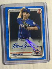 Briam Campusano [Blue] #PA-BC Baseball Cards 2020 Bowman Paper Prospect Autographs Prices