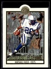 Marshall Faulk [Die Cut] #PS17 Football Cards 1995 SP Championship Playoff Showcase Prices