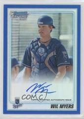 Wil Myers [Blue Refractor Autograph] Baseball Cards 2010 Bowman Chrome Prospects Prices