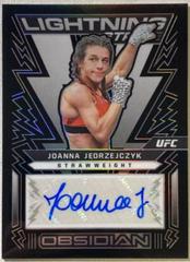 Joanna Jedrzejczyk #OL-JJZ Ufc Cards 2023 Panini Chronicles UFC Obsidian Lightning Strike Signatures Prices