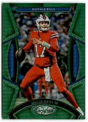 Josh Allen [Green] #10 Football Cards 2023 Panini Certified Prices