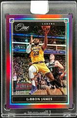 LeBron James [Red] Basketball Cards 2019 Panini One and One Prices