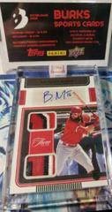 Brandon Marsh [Jersey Autograph Emerald] #107 Baseball Cards 2022 Panini Three and Two Prices