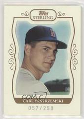 Carl Yastrzemski #166 Baseball Cards 2008 Topps Sterling Prices
