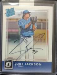 Luke Jackson #RR-LJ Baseball Cards 2016 Panini Donruss Optic Rated Rookies Signatures Prices