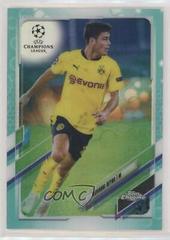 Giovanni Reyna [Aqua Bubbles] Soccer Cards 2020 Topps Chrome UEFA Champions League Prices
