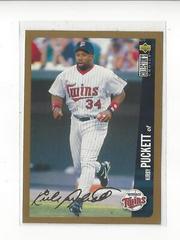 Kirby Puckett [Gold Signature] Baseball Cards 1996 Collector's Choice Prices